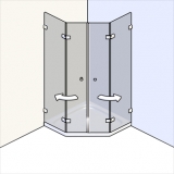 Eckdusche - Serie SmartLINE - Typ E250